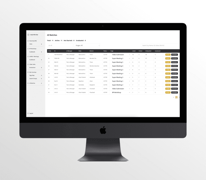 Mobile app example